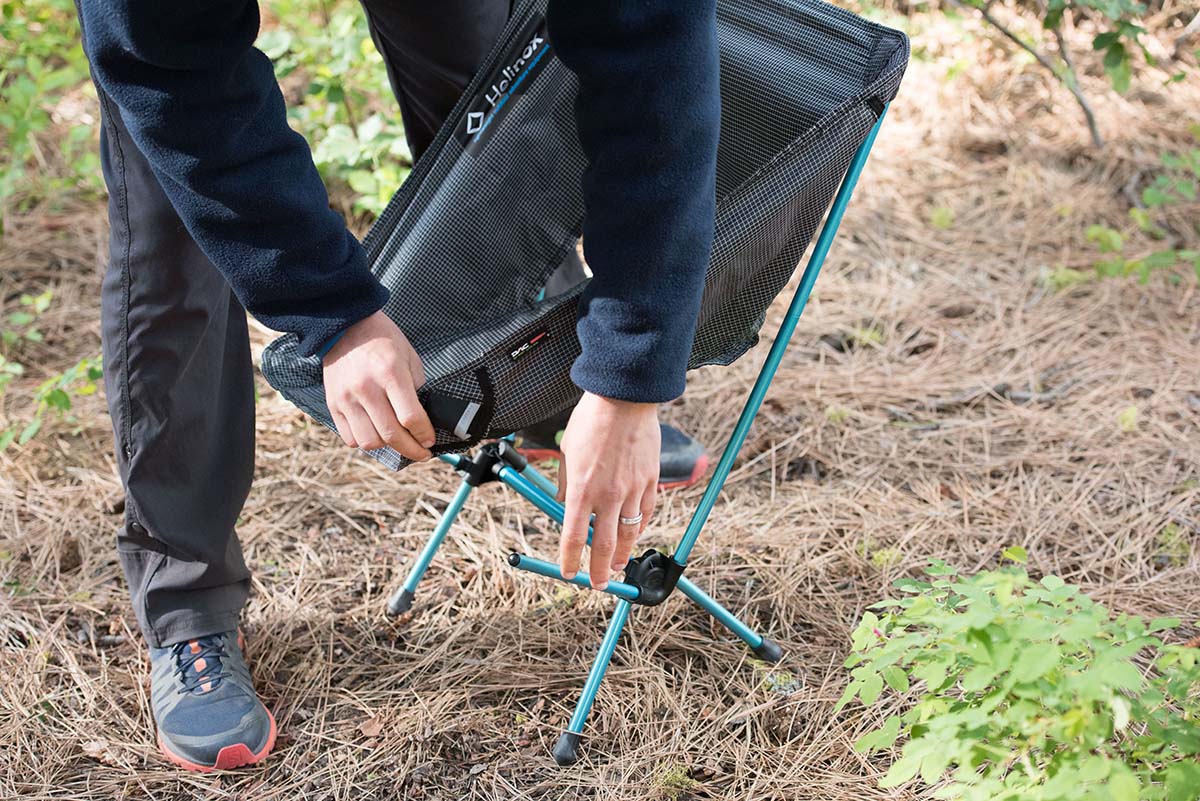 Camping chair (Helinox Chair Zero)