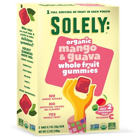 Organic Mango and Guava Whole Fruit Gummies (8 Boxes)