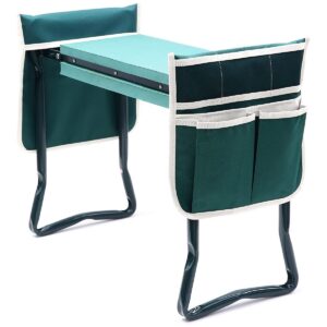 The Best Garden Kneeler Option: Ohuhu Garden Kneeler and Seat With Tool Pouches