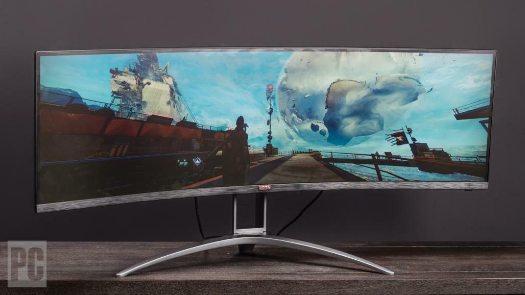 Ultrawide curved monitor