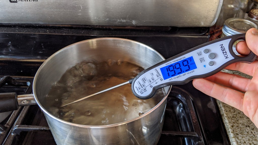 meat thermometer - our lead tester lives at an altitude of 7300 feet, so the kizen is...