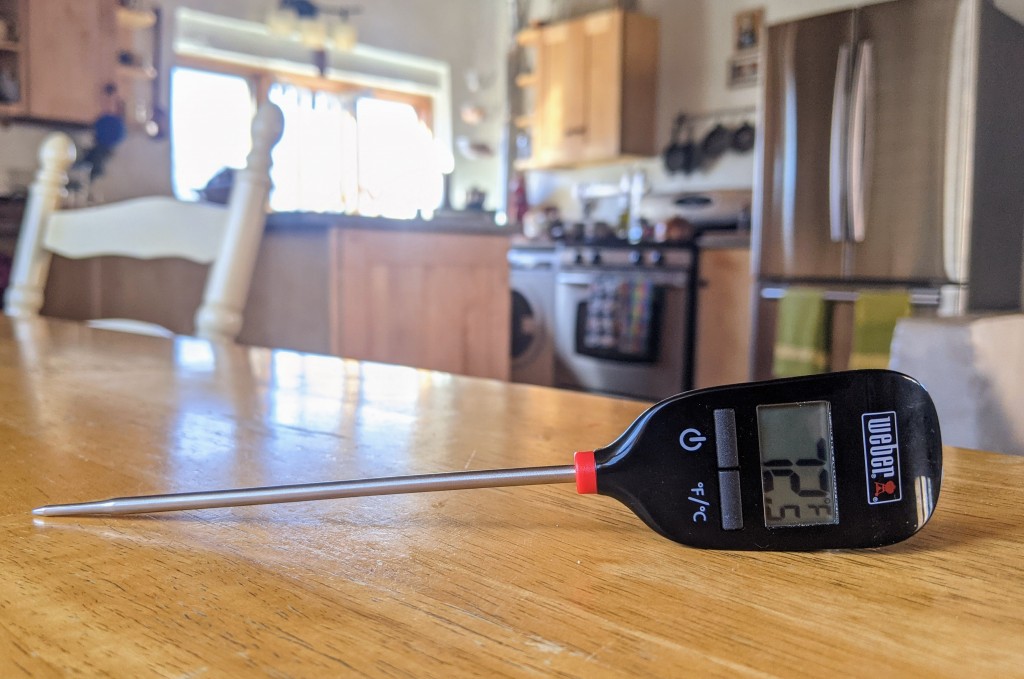 meat thermometer - small and simple, but with a temperature probe that was among the...